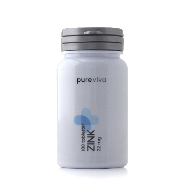 Pureviva Zink 22mg (180 tab)