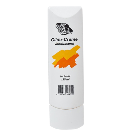 World's Best Glidecreme Vandbaseret 125 ml.