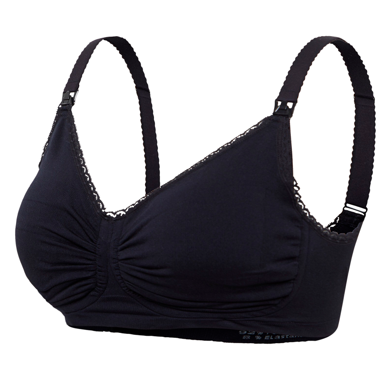 Carriwell Graviditets & Amme BH Med Carri-Gel Padded Støtte Sort - Medium (1 stk)