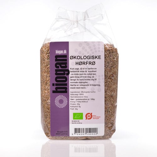 Biogan Hørfrø Ø (500 gr)
