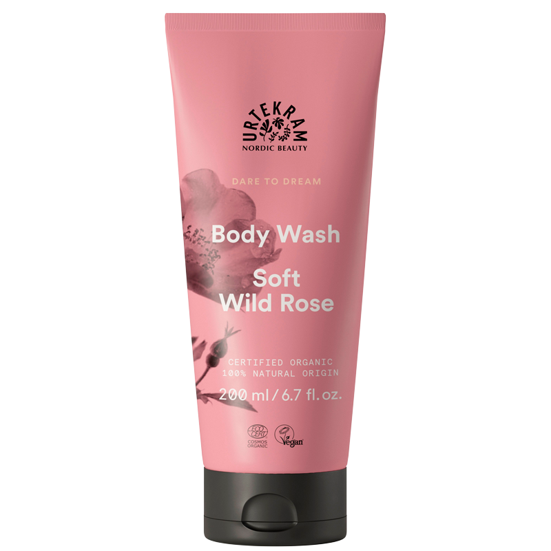 Urtekram Body Wash Soft Wild Rose (200 ml)