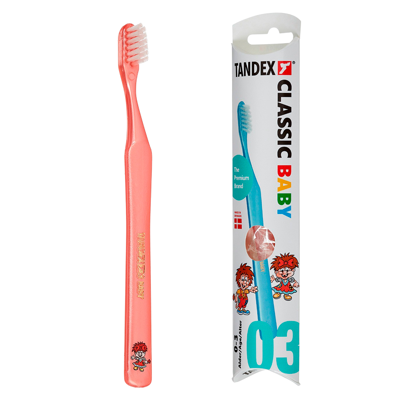 TANDEX Classic Baby 03 Soft Tandbørste Ass. Farve 1 stk