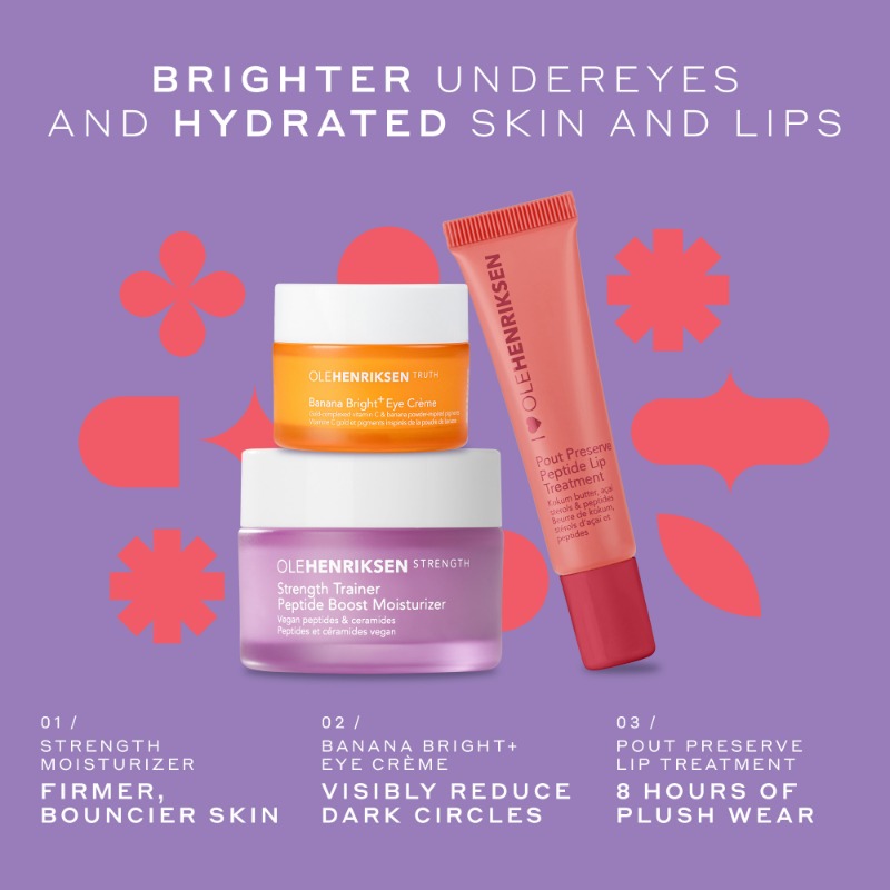 Ole Henriksen Pout, Strength + BB+ Eye Creme (1 sæt)