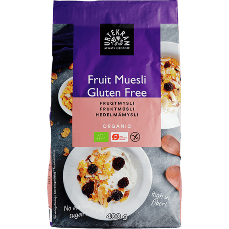 Urtekram Glutenfree Frugtmysli (400 g)