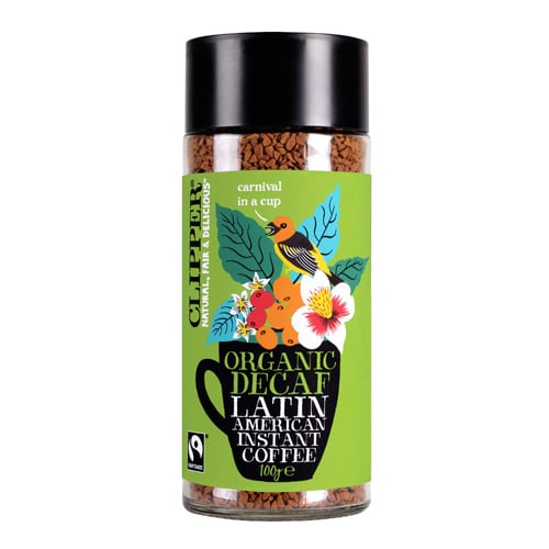 Clipper Latin America Instant Coffee Koffeinfri Ø (100 gr)