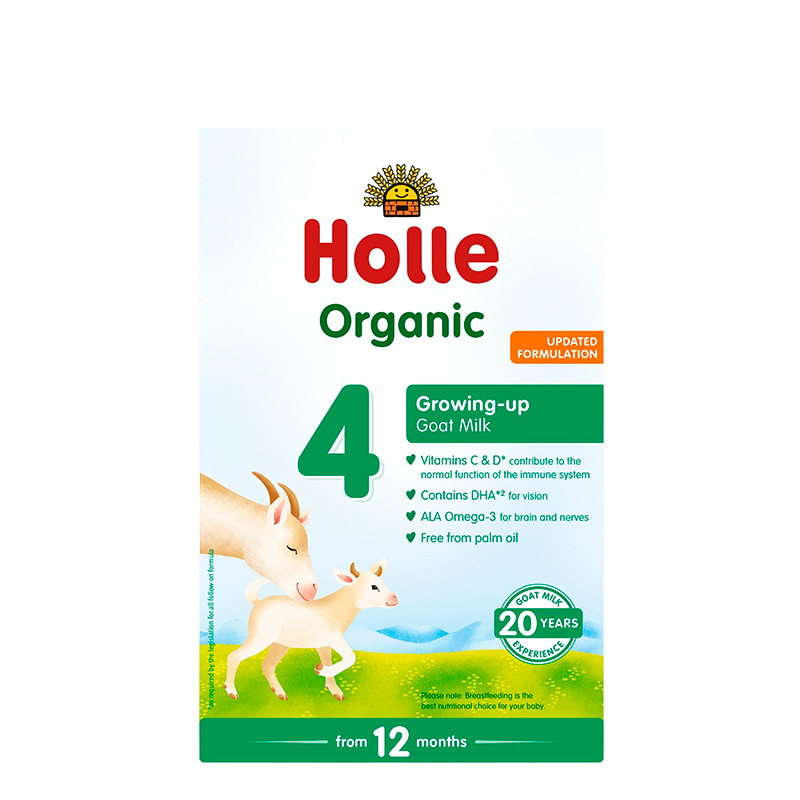 Holle Tilskudblanding Gedemælk Basis 4 Ø - fra 12 mdr. (400 g)