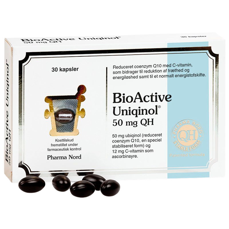 Pharma Nord BioActive Uniqinol 50 mg (Q10) (30 kapsler)