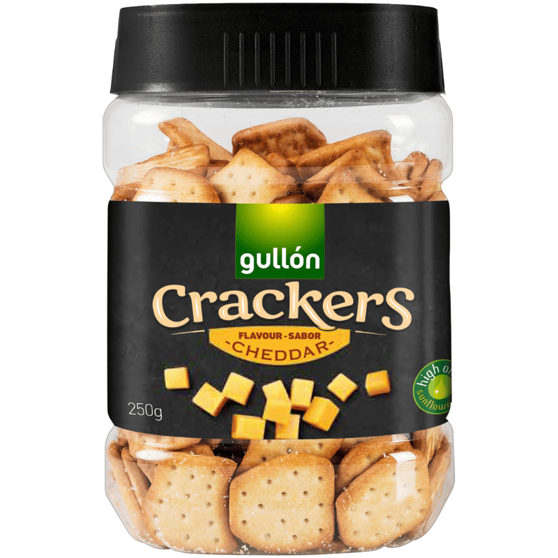 Gullon Crackers M. Cheddar Ost (250 g)
