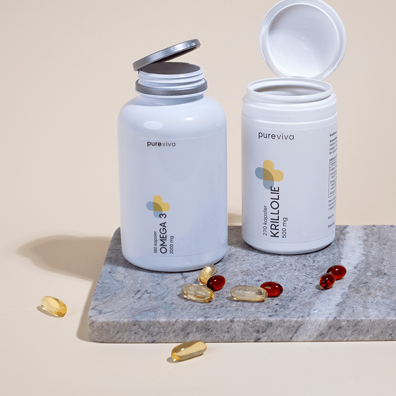 Pureviva Fiskeolie Omega-3 2000 mg (180 kaps)