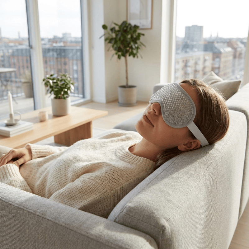 UNIQ Spa Gel Øjenmaske Hot & Cold Grey (1 stk)