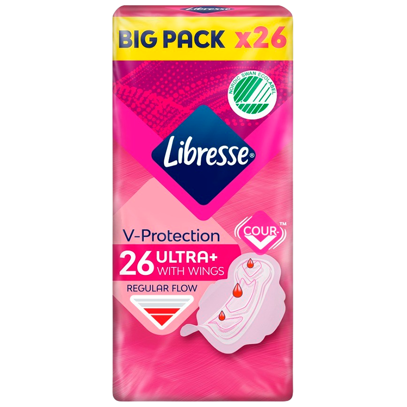 LIBRESSE Ultra Normal Wing Big Pack (26 stk)
