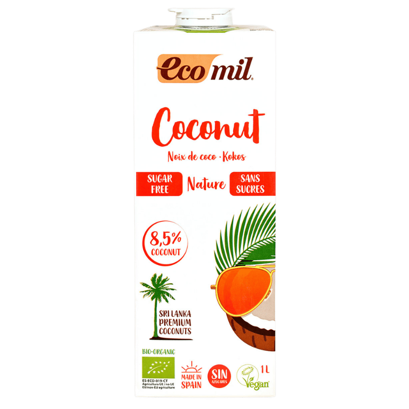 Ecomil Kokos mælk u. sukker Ø (1 L)