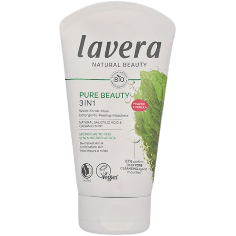 Lavera Pure Beauty 3-in-1 Wash-Scrub-Mask (125 ml)