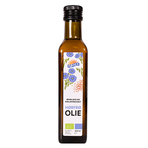 Rømer Hørfrøolie koldpresset Ø (250 ml)