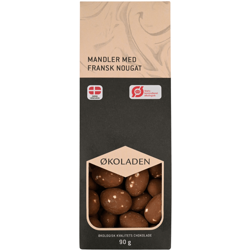 Økoladen Mandler M. Fransk Nougat Ø (90 g)