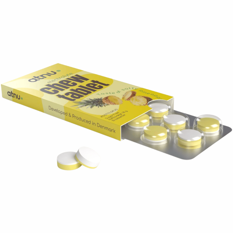 ATNU Electrolyte Chew Tablet Salty Pineapple (10 tabl)