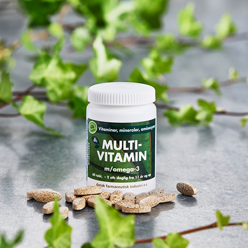 Grønne Vitaminer Multivitamin m/ Omega-3 (60 tabl)