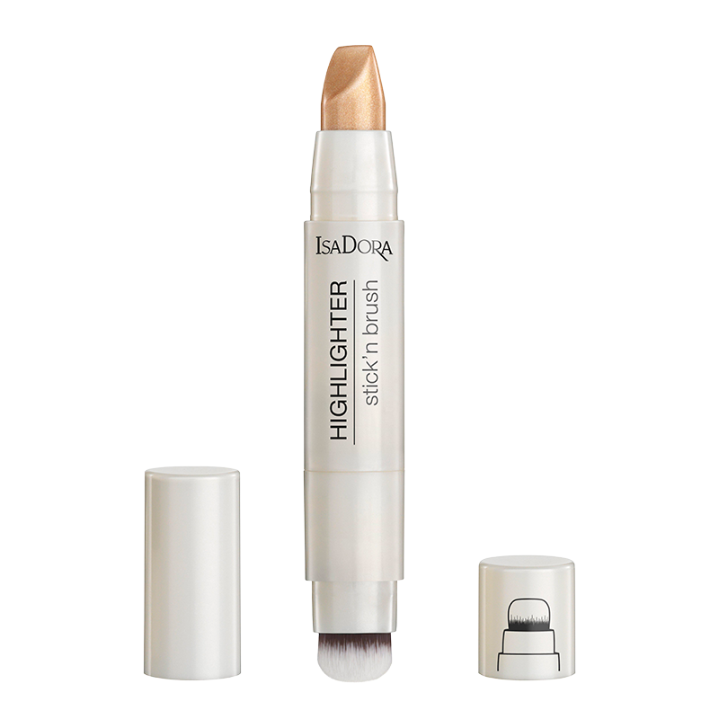 IsaDora Highlighter Stick'n Brush 23 Bronze Shimmer (3.6 g)