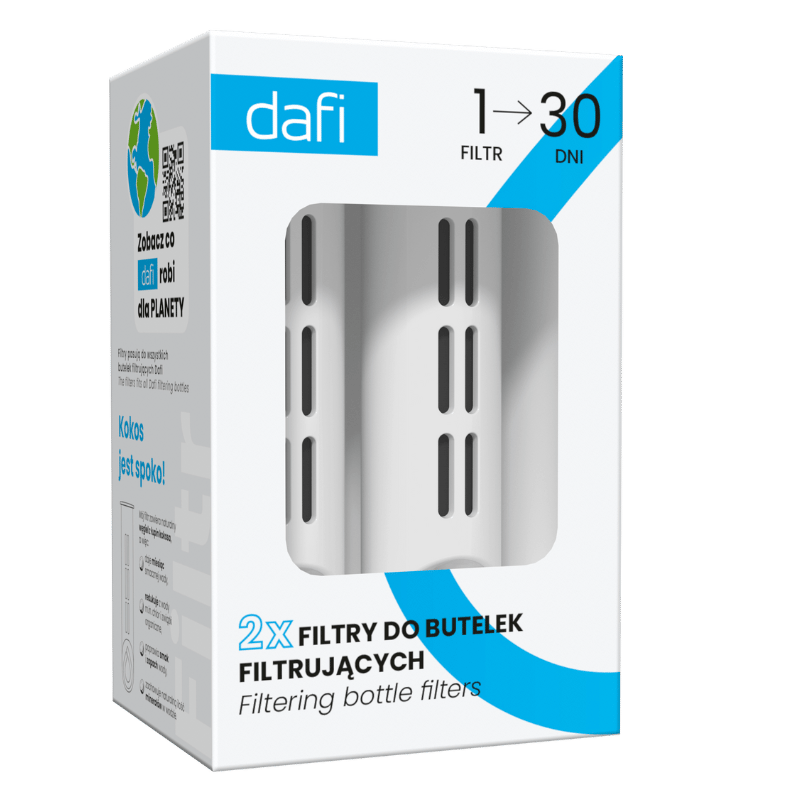 Dafi Refiller 2-Pack Till Filterflaske Solid (1 stk)