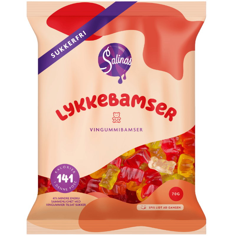 Salinas Slik Lykkebamser (70 g)