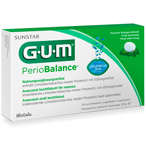 GUM PerioBalance Mælkesyrebakterier (30 sugetabletter)