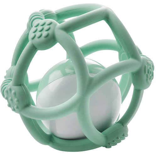 Kidsme Silicone Teething Ball Green (1 stk)