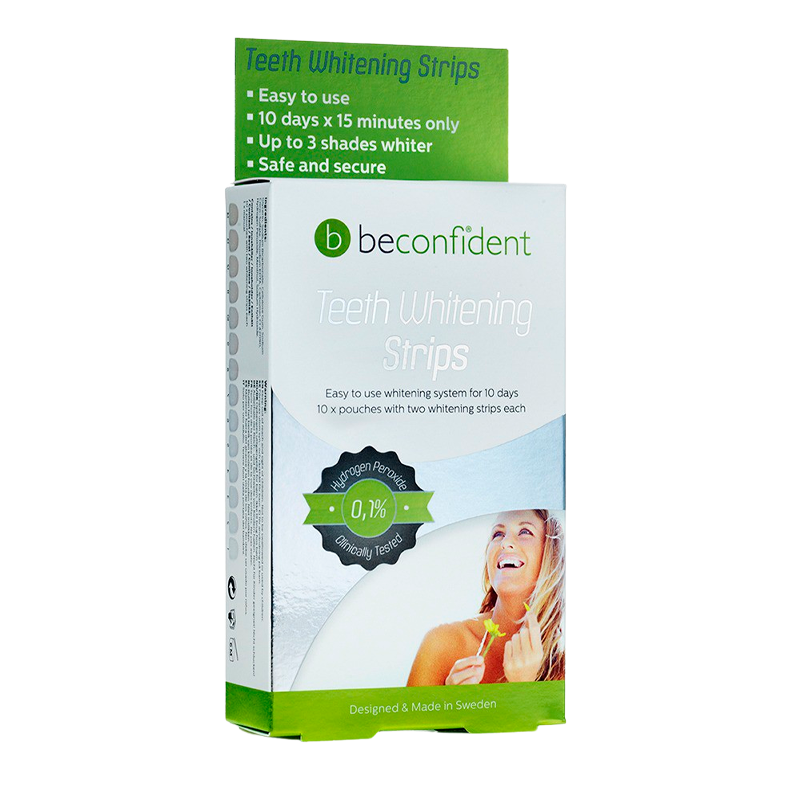 Beconfident Teeth Whitening X3 Strips 10 days (10 stk)