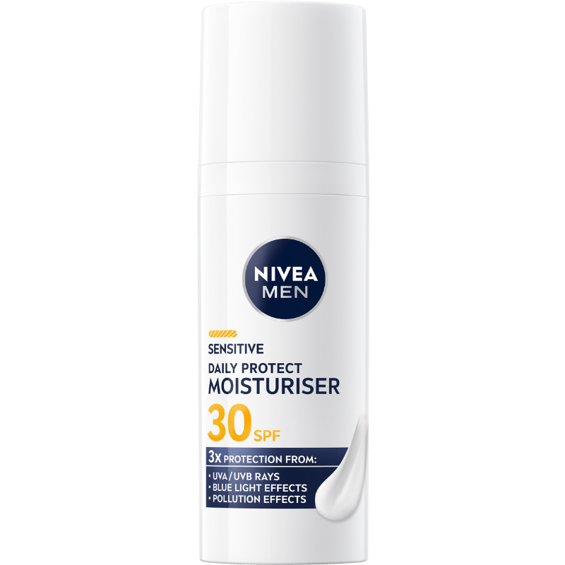 Nivea For Men Sensitive Daily Protect Moisturiser SPF30 (50 ml)