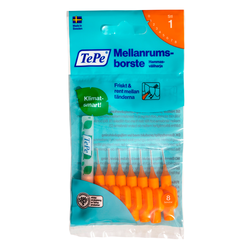 TePe Mellemrumsbørste Orange (8 stk)