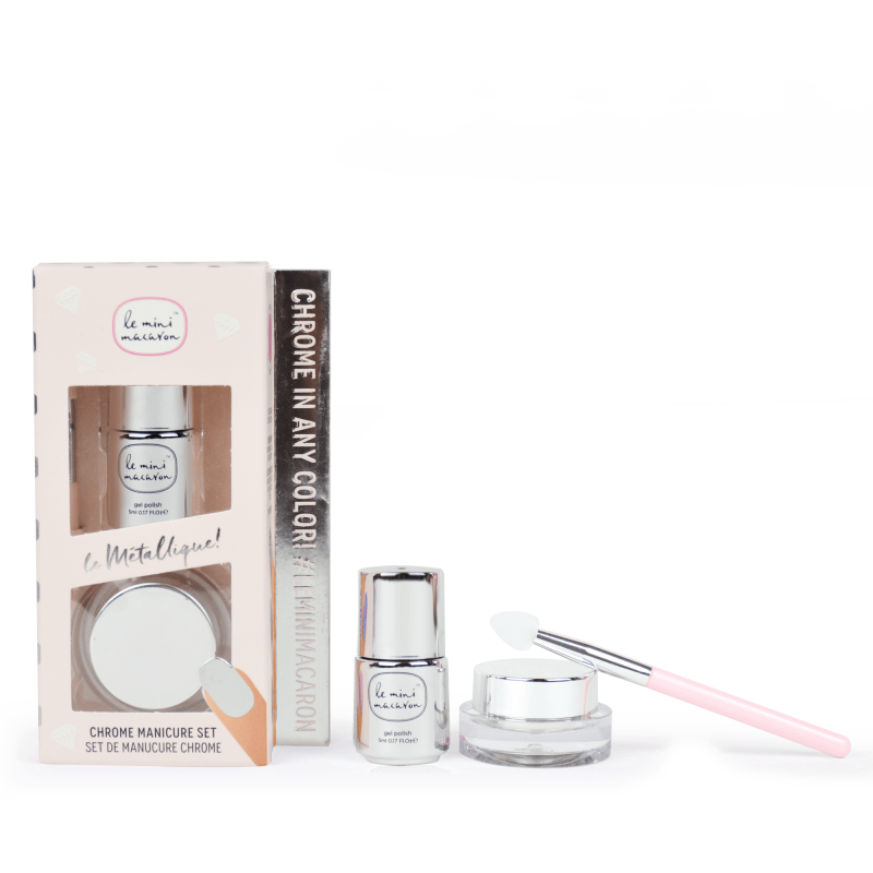 Le Mini Macaron Chrome Manicure Set Le Metallique