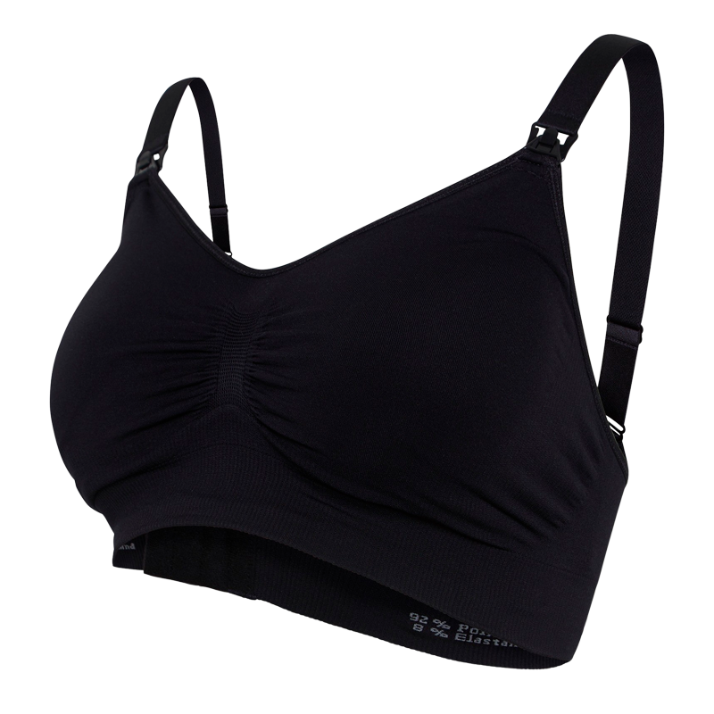 Carriwell Graviditets & Amme BH Med Indlæg Sort - Large (1 stk)