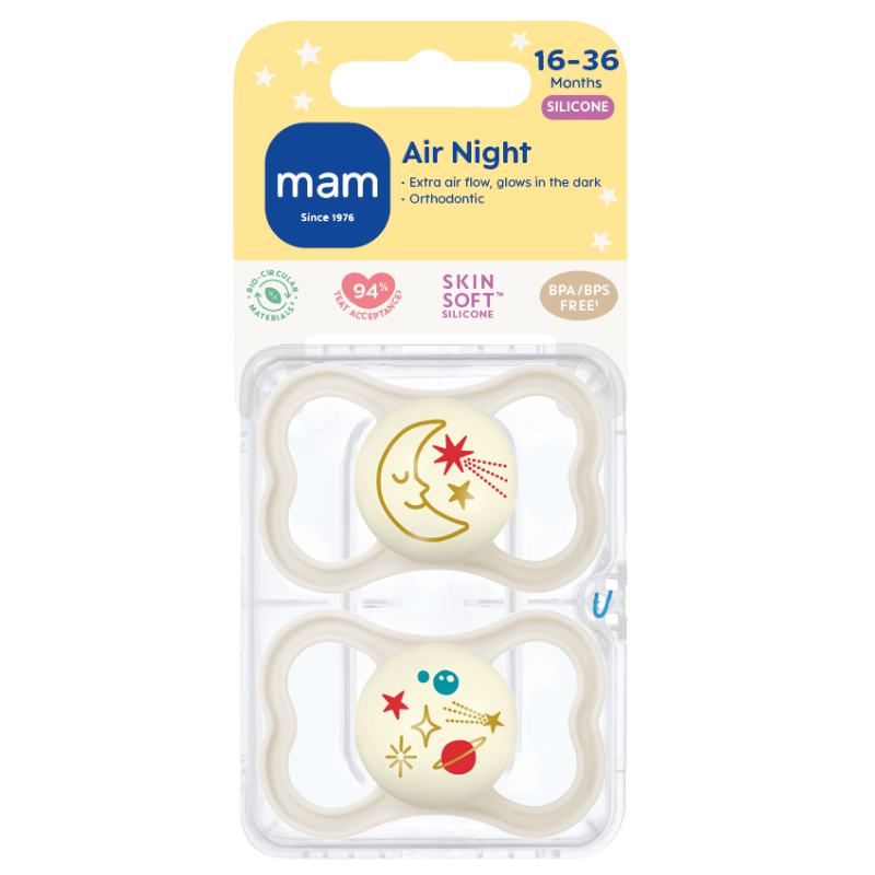 MAM Air Sut Night Neutral 16-36M (2 stk)