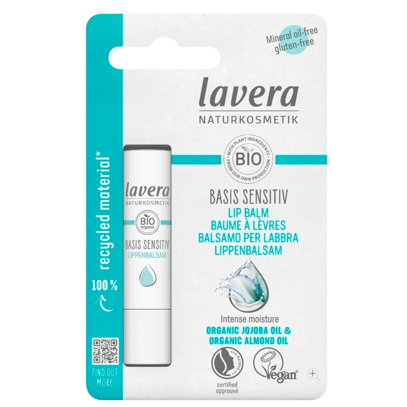 Lavera Basis Sensitiv Læbepomade Jojoba Olie og Sheasmør (1 stk)