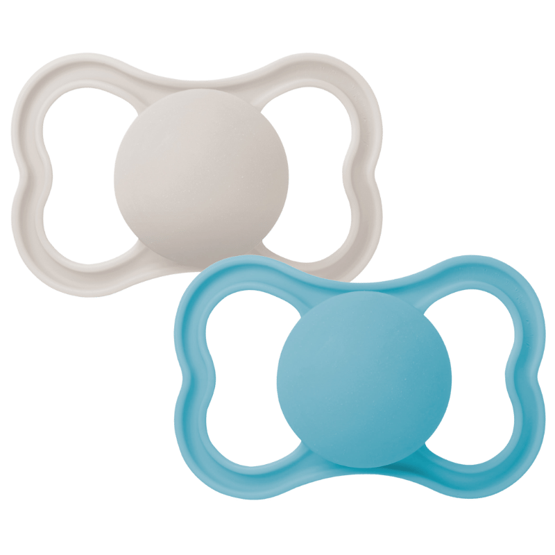 MAM Air Sut Silicone Blue 6-16M (2 stk)