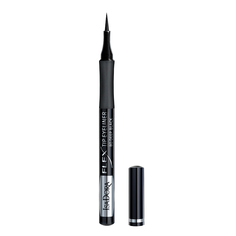 IsaDora Flex Tip Eyeliner 80 Deep Black (1 ml)
