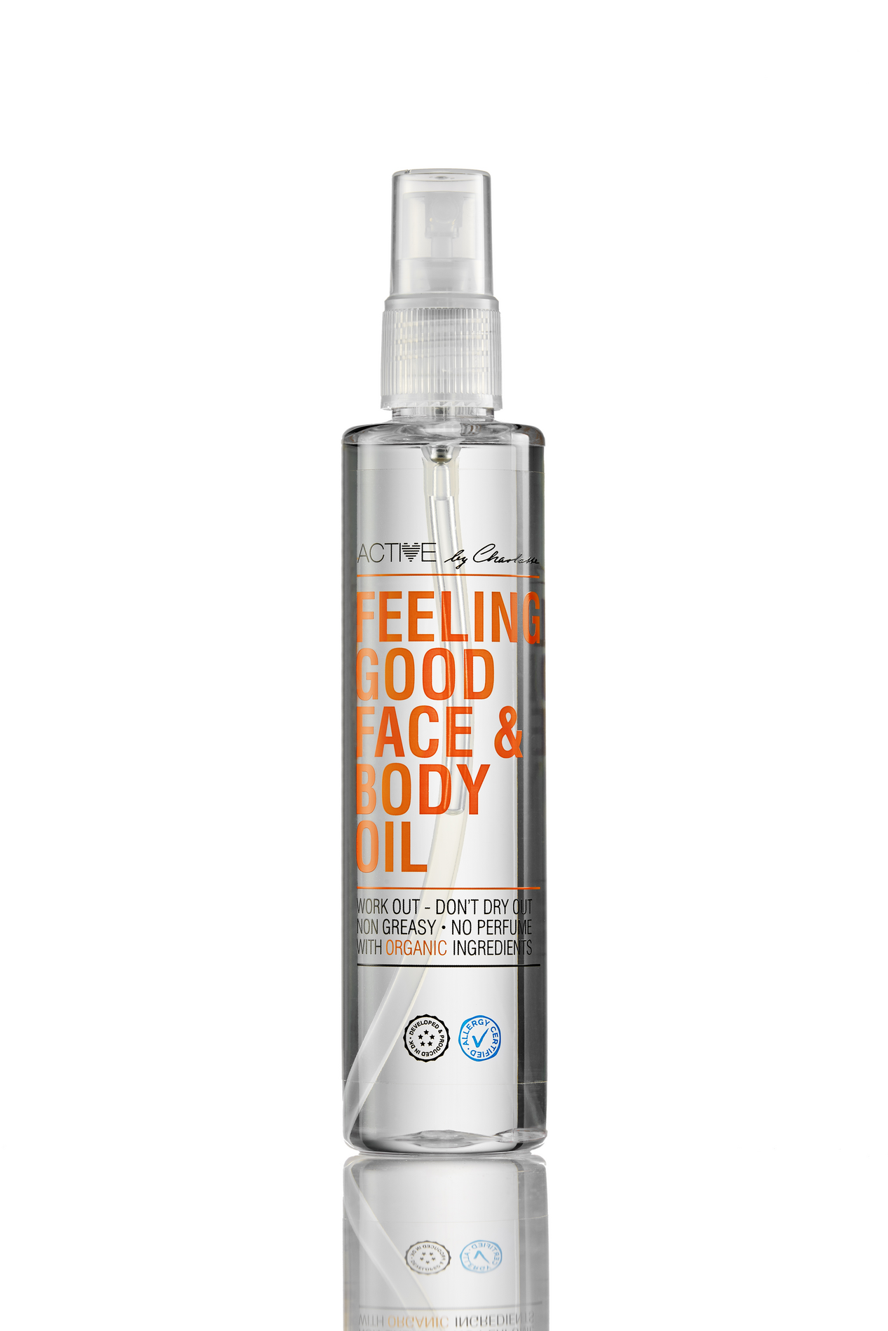 Active by Charlotte Feeling Good Face & Body Oil 150 ml.