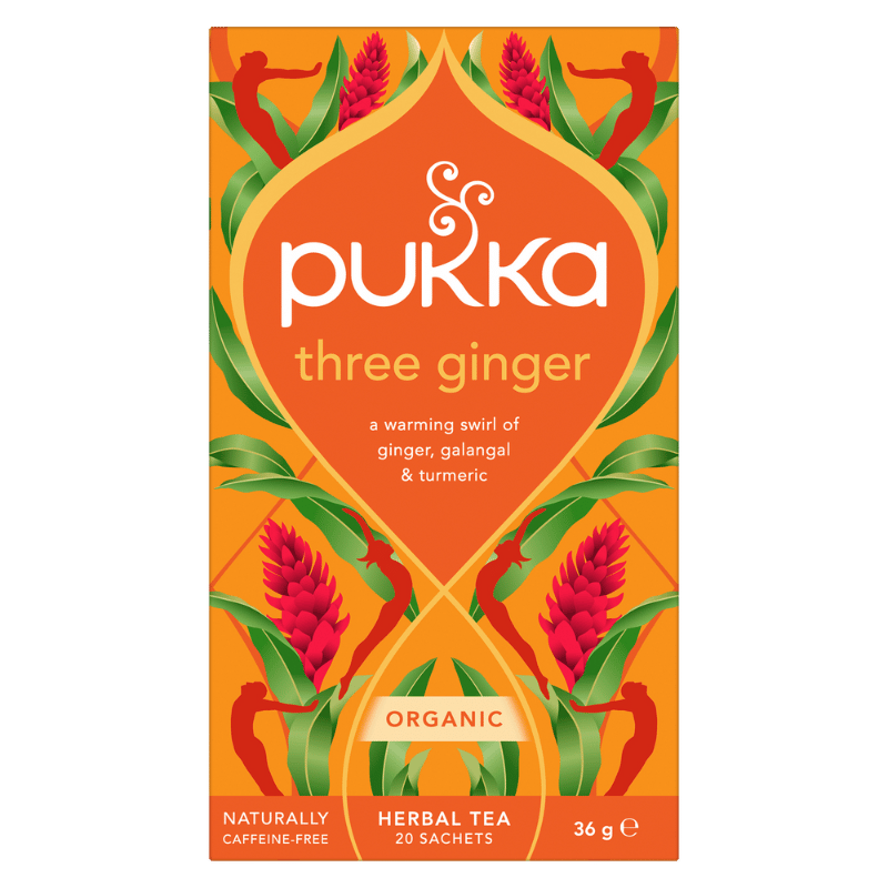 Pukka Three Ginger Te Ø (20 breve)