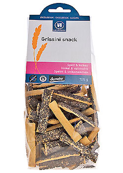 Urtekram Grissini Snack Spelt og Birkes Ø (125 gr)