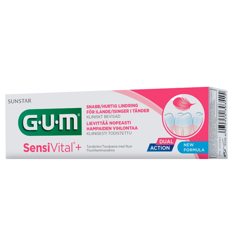 GUM Tandpasta SensiVital+ (75 ml)