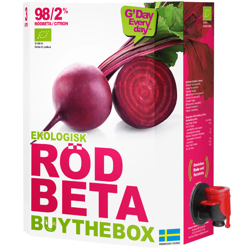BuyTheBox Rødbede & Citron Juice Ø (3000 ml)
