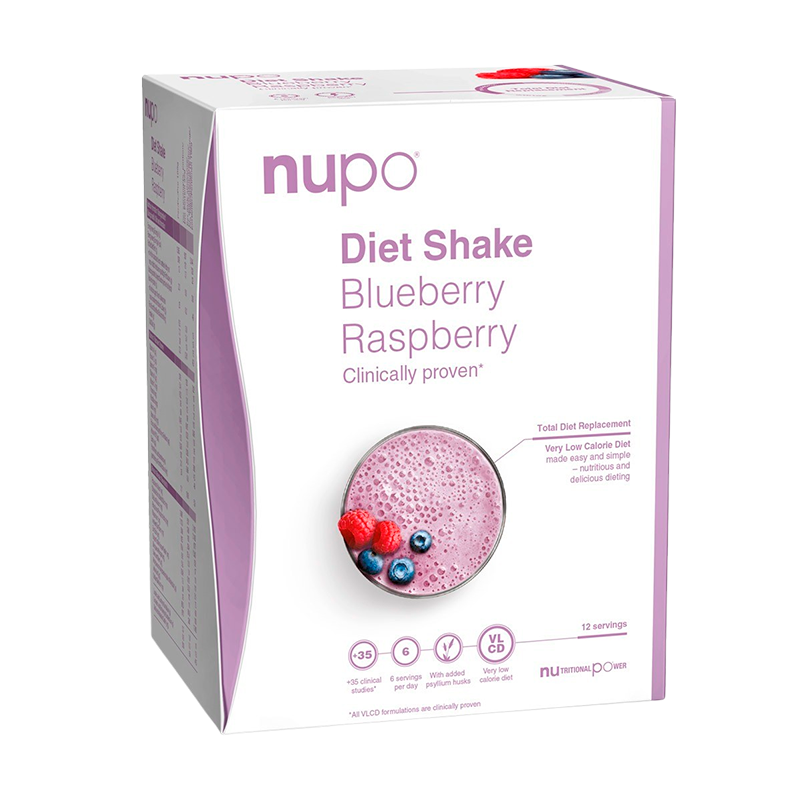 Nupo Diet Shake Blueberry Raspberry (12x32 g)