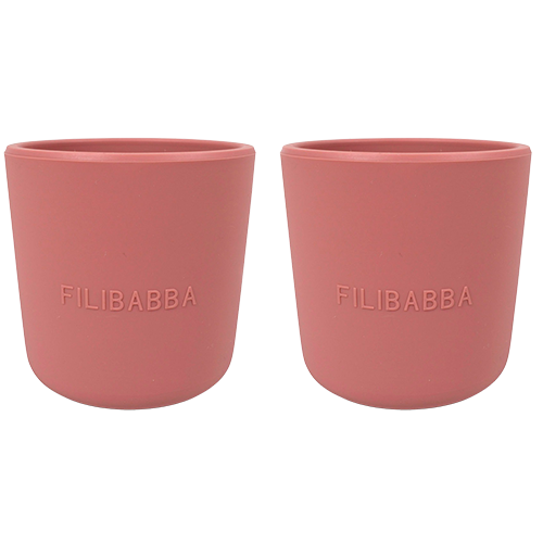 Filibabba Silikone Kop Rose (2 stk)