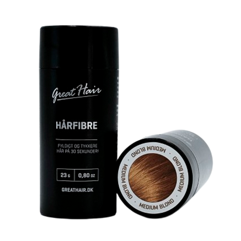 Great Hair Hårfibre - Medium Blonde (23 g.)