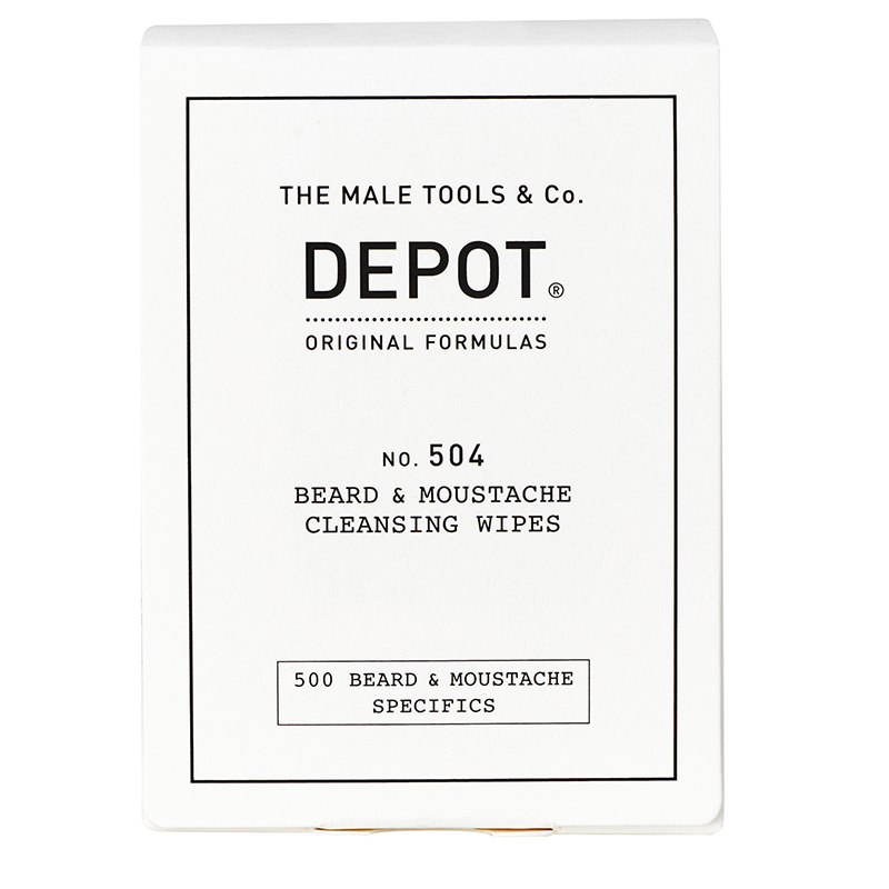 Depot No. 504 Beard Cleansing Wipes 12 stk.