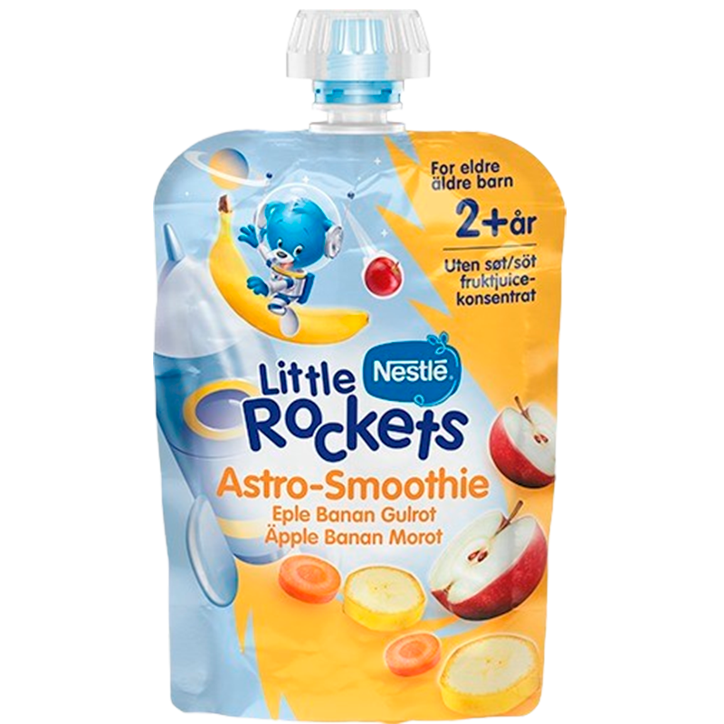 Nestle Astro Smoothie Æble/Banan/Gulerod (150 g)