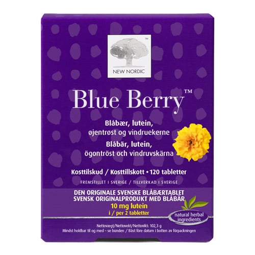 New Nordic Blue Berry Original (120 Tab.)