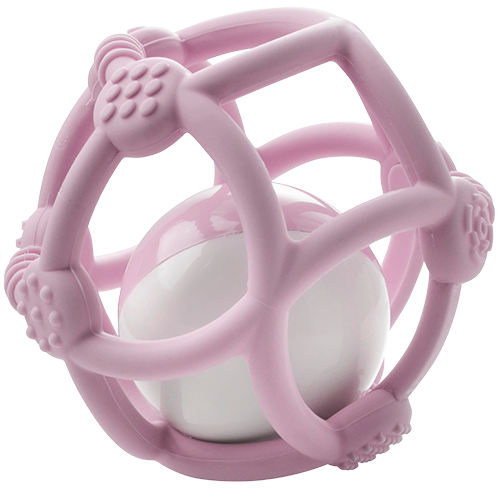 Kidsme Silicone Teething Ball Plum (1 stk)
