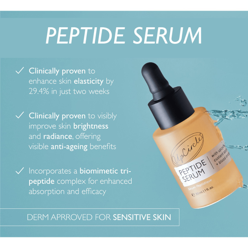 UpCircle Peptide Serum with upcycled Custard Apple + Blood Orange (30 ml)