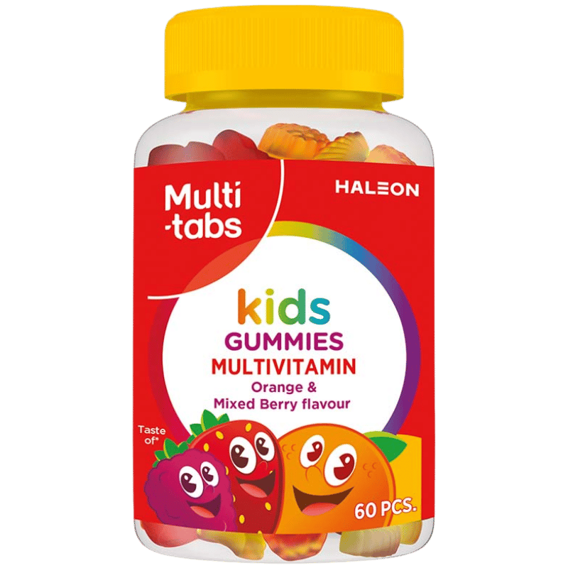 Multitabs Kids Gummies Appelsin & Bærsmag (60 stk)