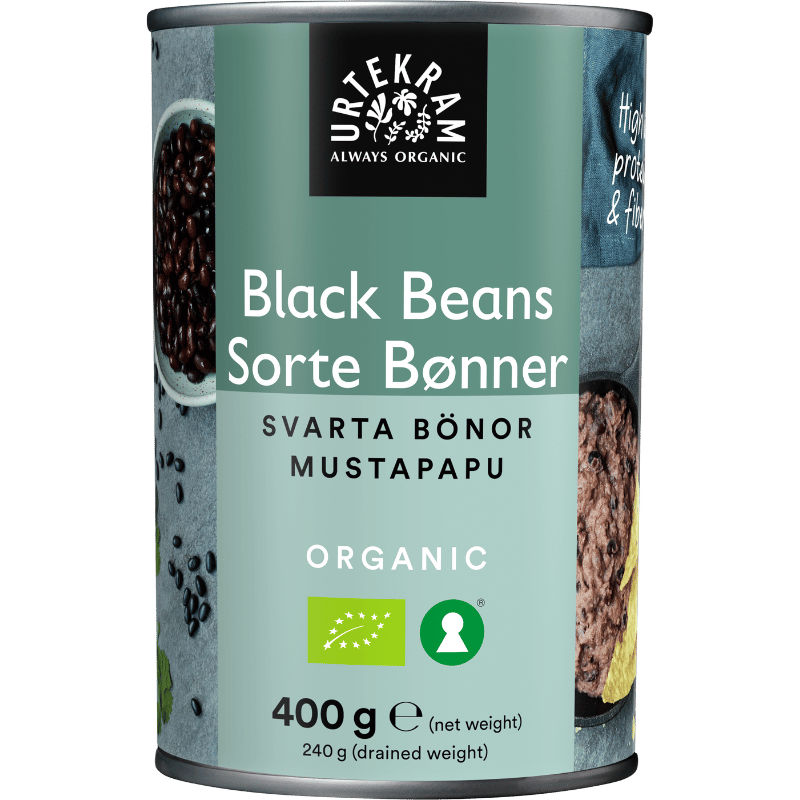 Urtekram Sorte bønner (400 g)